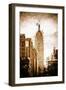 Empire State Building - In the Style of Oil Painting-Philippe Hugonnard-Framed Giclee Print