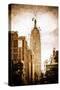 Empire State Building - In the Style of Oil Painting-Philippe Hugonnard-Stretched Canvas