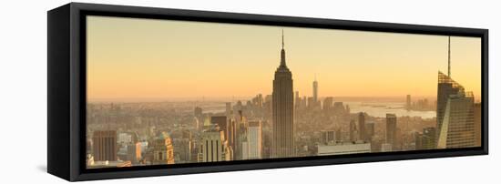 Empire State Building, Manhattan, New York City, New York, USA-Jon Arnold-Framed Stretched Canvas