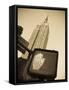 Empire State Building, Manhattan, New York City, USA-Alan Copson-Framed Stretched Canvas