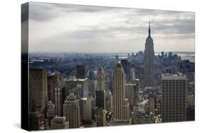 Empire State Building, New York City, New York 08-Monte Nagler-Stretched Canvas