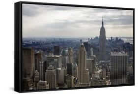 Empire State Building, New York City, New York 08-Monte Nagler-Framed Stretched Canvas