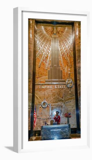 Empire State Building, New York City, New York, United States of America, North America-Karen Deakin-Framed Photographic Print