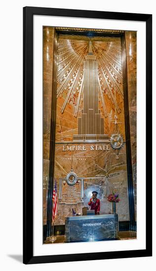 Empire State Building, New York City, New York, United States of America, North America-Karen Deakin-Framed Photographic Print