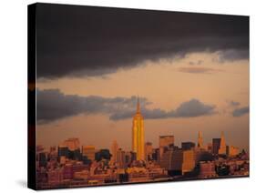 Empire State Building, New York City, Ny, USA-Walter Bibikow-Stretched Canvas