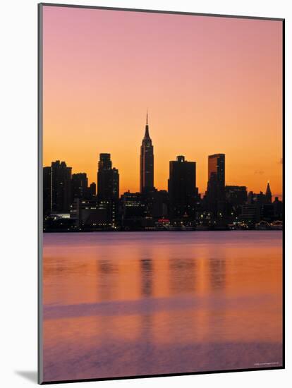 Empire State Building, New York City, USA-Walter Bibikow-Mounted Photographic Print