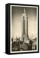 Empire State Building, New York City-null-Framed Stretched Canvas