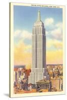 Empire State Building, New York City-null-Stretched Canvas