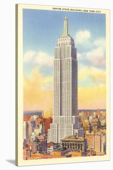 Empire State Building, New York City-null-Stretched Canvas