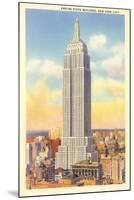 Empire State Building, New York City-null-Mounted Art Print