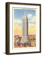 Empire State Building, New York City-null-Framed Art Print