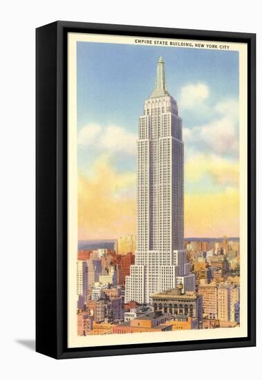 Empire State Building, New York City-null-Framed Stretched Canvas