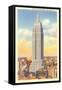 Empire State Building, New York City-null-Framed Stretched Canvas