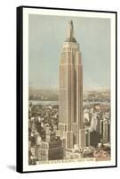 Empire State Building, New York City-null-Framed Stretched Canvas