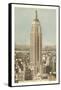 Empire State Building, New York City-null-Framed Stretched Canvas