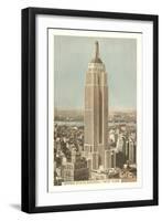 Empire State Building, New York City-null-Framed Art Print