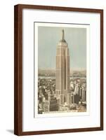 Empire State Building, New York City-null-Framed Art Print