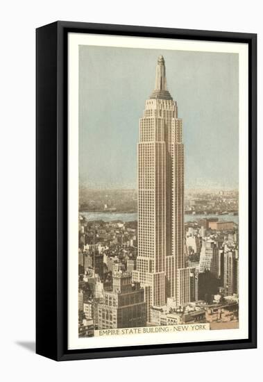 Empire State Building, New York City-null-Framed Stretched Canvas