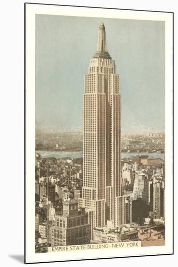 Empire State Building, New York City-null-Mounted Art Print