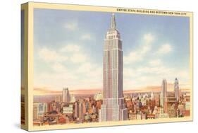 Empire State Building, New York City-null-Stretched Canvas