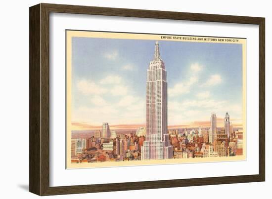 Empire State Building, New York City-null-Framed Art Print