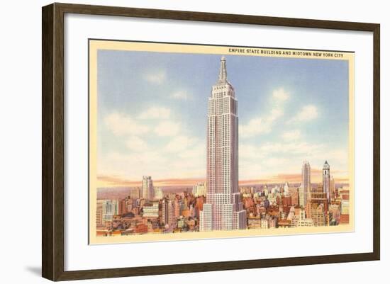 Empire State Building, New York City-null-Framed Art Print