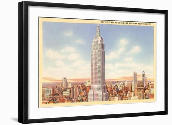 Empire State Building, New York City-null-Framed Art Print