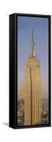 Empire State Building New York NY-null-Framed Stretched Canvas