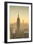 Empire State Building (One World Trade Center Behind), Manhattan, New York City, New York, USA-Jon Arnold-Framed Premium Photographic Print