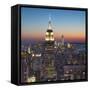 Empire State Building (One World Trade Center Behind), Manhattan, New York City, New York, USA-Jon Arnold-Framed Stretched Canvas