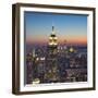 Empire State Building (One World Trade Center Behind), Manhattan, New York City, New York, USA-Jon Arnold-Framed Photographic Print
