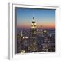 Empire State Building (One World Trade Center Behind), Manhattan, New York City, New York, USA-Jon Arnold-Framed Photographic Print