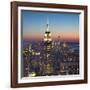 Empire State Building (One World Trade Center Behind), Manhattan, New York City, New York, USA-Jon Arnold-Framed Photographic Print