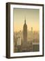 Empire State Building (One World Trade Center Behind), Manhattan, New York City, New York, USA-Jon Arnold-Framed Photographic Print