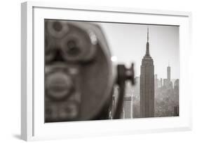 Empire State Building (One World Trade Center Behind), Manhattan, New York City, New York, USA-Jon Arnold-Framed Photographic Print