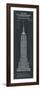 Empire State Building Plan-The Vintage Collection-Framed Giclee Print