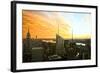 Empire State Building - Sunset - Manhattan - New York City - United States-Philippe Hugonnard-Framed Photographic Print