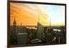 Empire State Building - Sunset - Manhattan - New York City - United States-Philippe Hugonnard-Framed Photographic Print