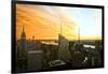 Empire State Building - Sunset - Manhattan - New York City - United States-Philippe Hugonnard-Framed Photographic Print