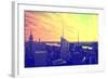 Empire State Building - Sunset - Manhattan - New York City - United States-Philippe Hugonnard-Framed Photographic Print