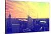 Empire State Building - Sunset - Manhattan - New York City - United States-Philippe Hugonnard-Stretched Canvas