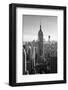 Empire State Building - Sunset - Manhattan - New York City - United States-Philippe Hugonnard-Framed Photographic Print