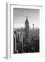 Empire State Building - Sunset - Manhattan - New York City - United States-Philippe Hugonnard-Framed Photographic Print