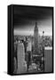 Empire State Building - Sunset - Manhattan - New York City - United States-Philippe Hugonnard-Framed Stretched Canvas