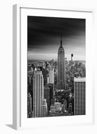 Empire State Building - Sunset - Manhattan - New York City - United States-Philippe Hugonnard-Framed Photographic Print