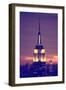 Empire State Building - Sunset - Manhattan - New York City - United States-Philippe Hugonnard-Framed Photographic Print