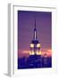 Empire State Building - Sunset - Manhattan - New York City - United States-Philippe Hugonnard-Framed Photographic Print