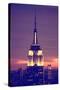 Empire State Building - Sunset - Manhattan - New York City - United States-Philippe Hugonnard-Stretched Canvas