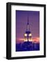 Empire State Building - Sunset - Manhattan - New York City - United States-Philippe Hugonnard-Framed Photographic Print