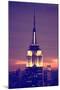 Empire State Building - Sunset - Manhattan - New York City - United States-Philippe Hugonnard-Mounted Photographic Print